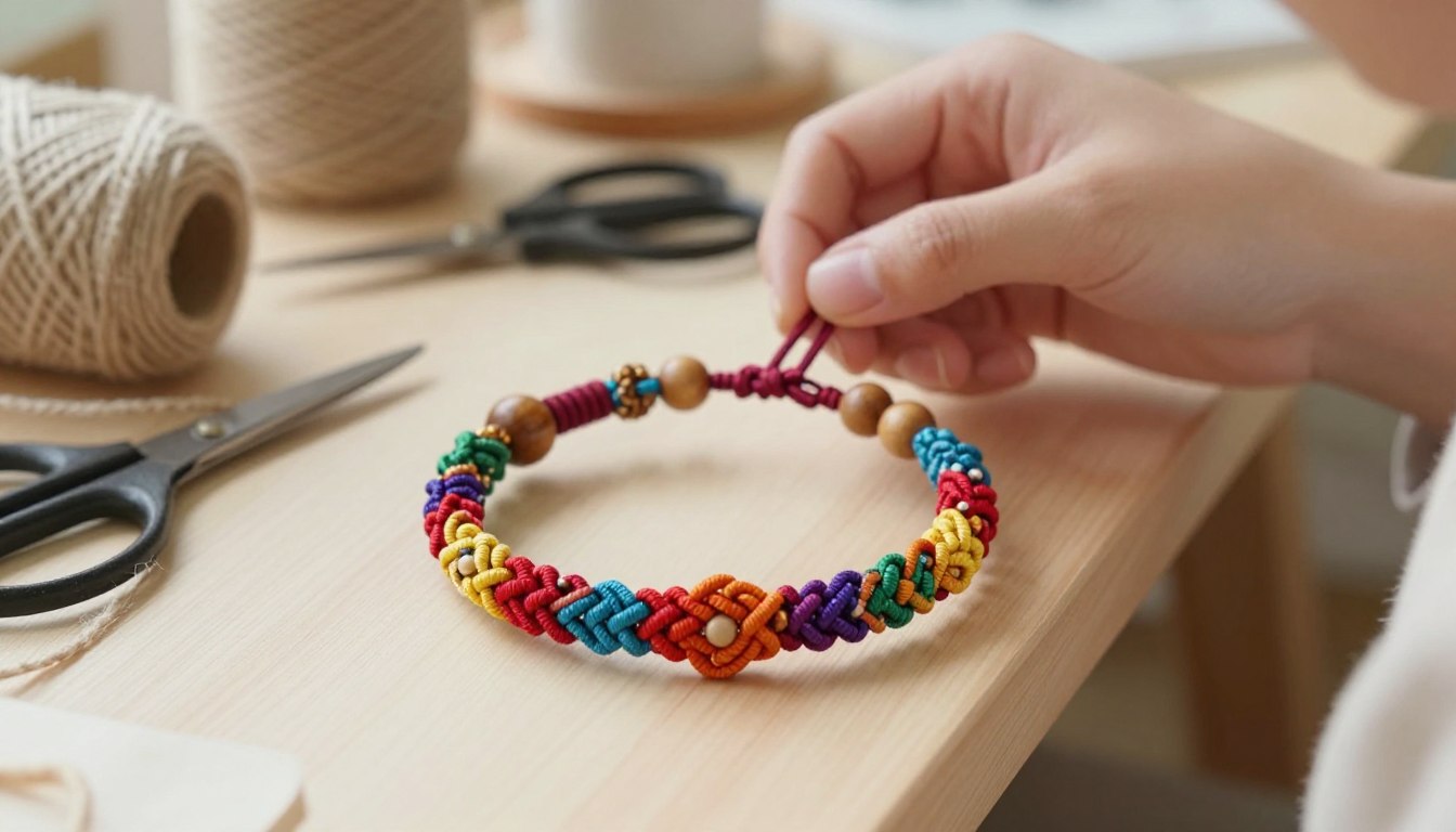 Bransoletka makrama DIY