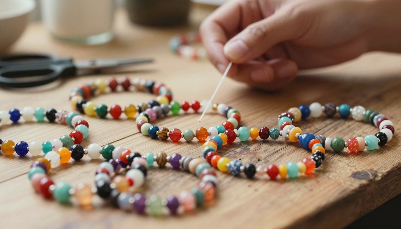 Bransoletki z koralików DIY