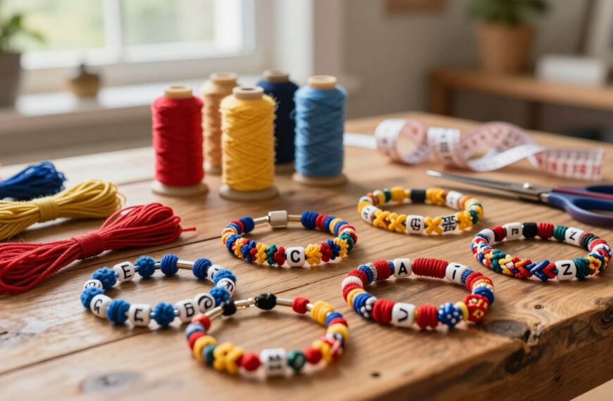 Bransoletki z muliny DIY