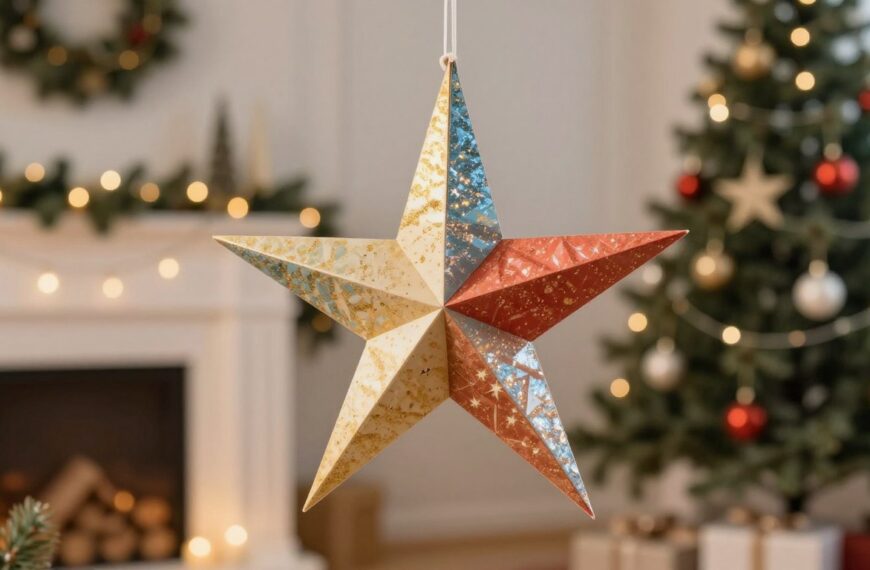 Gwiazdka z papieru DIY